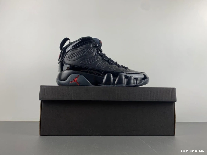Boostmaster lin 9 Air Retro 302370-014 Bred Jordan Patent 0707